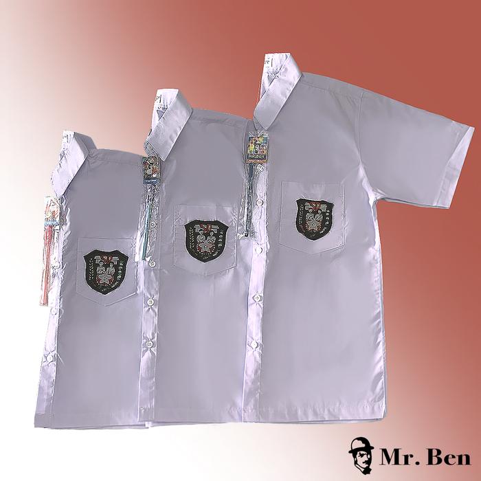 KEMEJA SD CYC PENDEK BAHAN SWESI SERAGAM SEKOLAH MR BEN