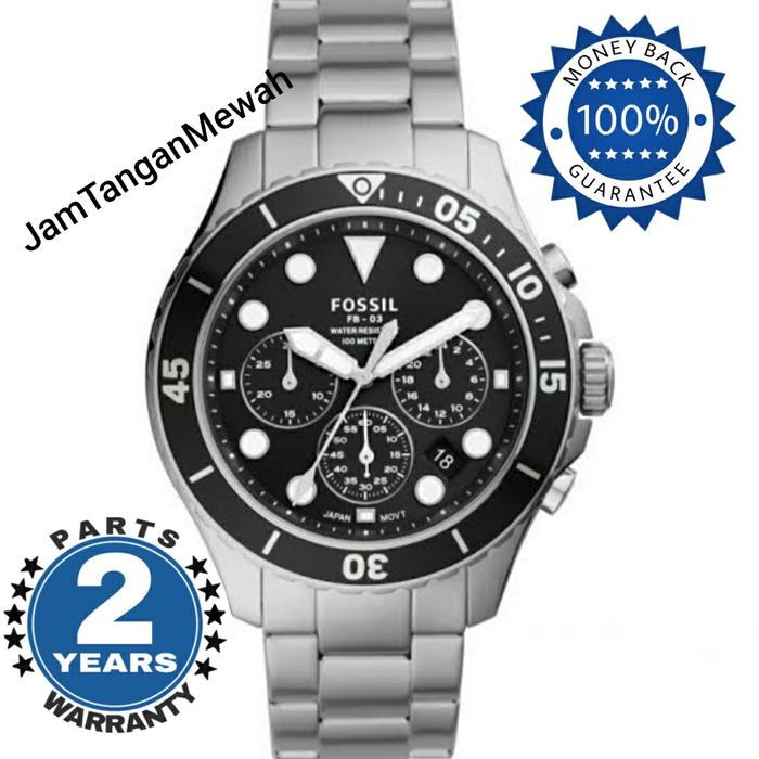 Jam Tangan Fossil Pria Original Garansi Resmi FS5725 FB-03 Black