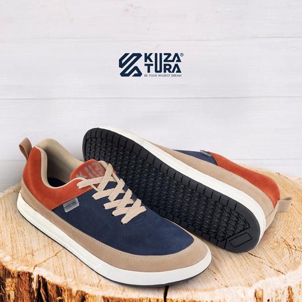 Sepatu Casual Pria - Navy -- Semur Jengkol