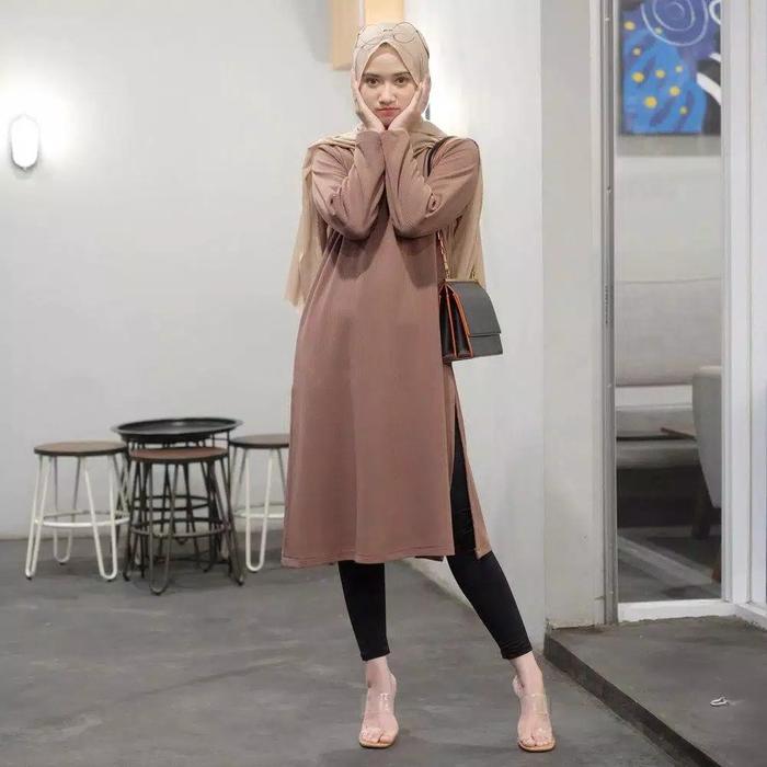 Zelda Tunik / tunik belah / tunik selebgram / tunik terbaru / termurah