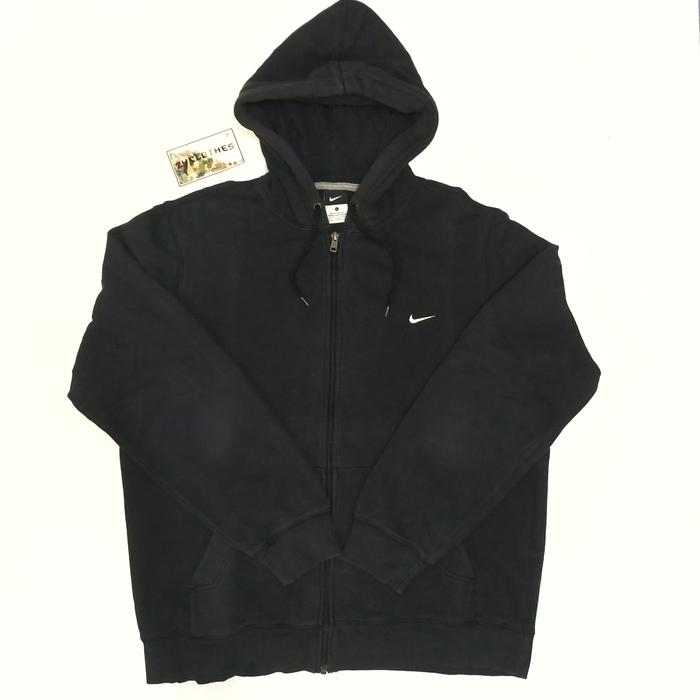 Zip Hoodie Nike Original Hitam