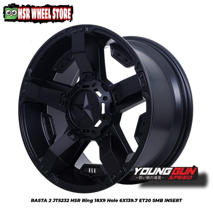 Toko velg semarang jual velg ring 18 Hsr wheel RASTA 2 buat Fortuner