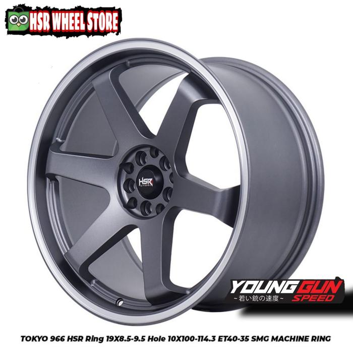 Velg Mobil Toyota FT 86 Ring 19 HSR TOKYO Velg R19 lebar 85/95 inci