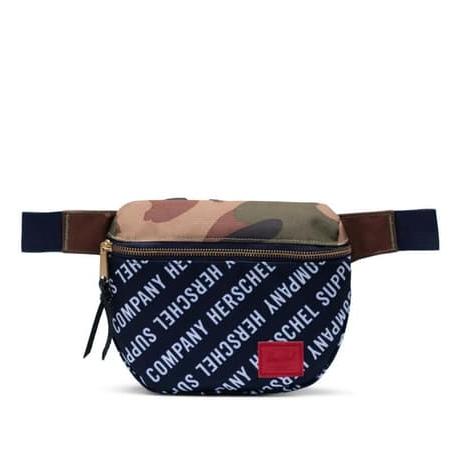 (100% ORIGINAL) Herschel Fifteen Waist Bag Hip Pack Roll Call Camo Army Sling Bum Waistpack Bumbag S