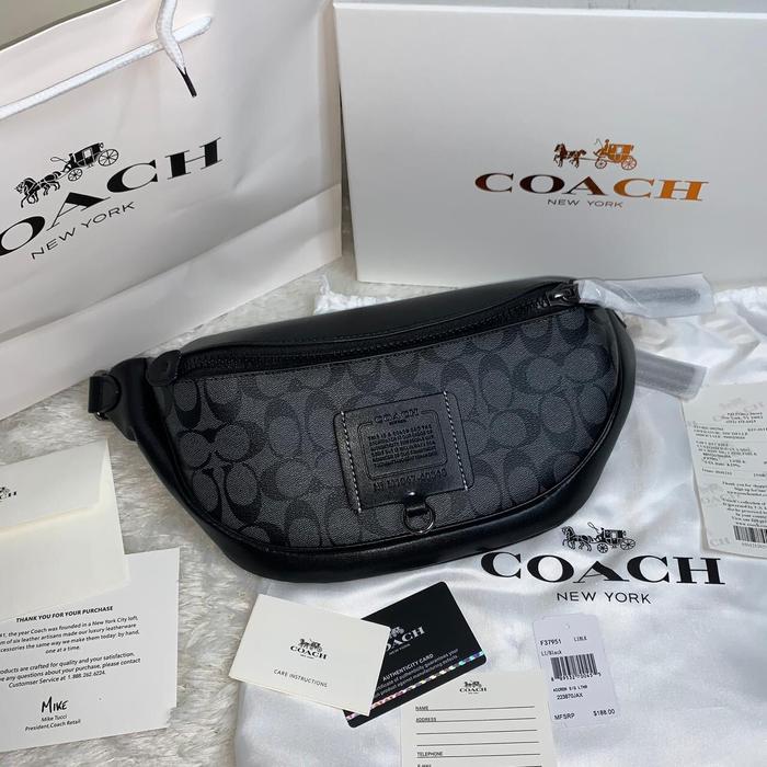 Coach Waistbag Box Signature Fullset BNIB Original Authentic