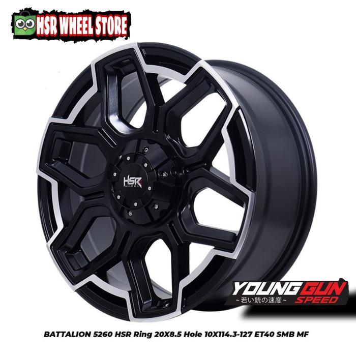 Velg Mobil Xpander ring 20 HSR BATTALION Velg racing Ring 20 Offroad