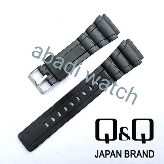 STRAP TALI KARET Q&Q DATABANK SUPERIOR MMW-3 MMW3 MMW3P MMW3P101Y