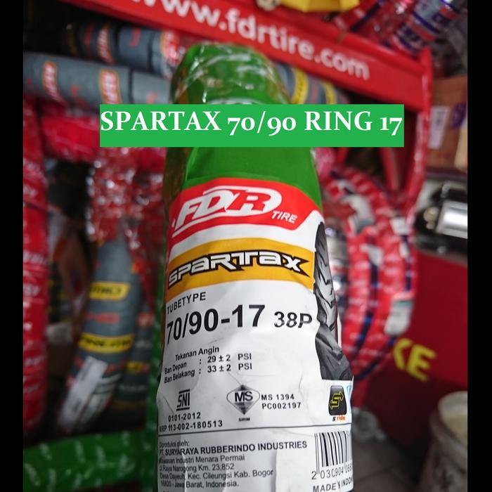Ban Semi Offroad Trail FDR Spartax 70/90 ring 17 motor bebek supra