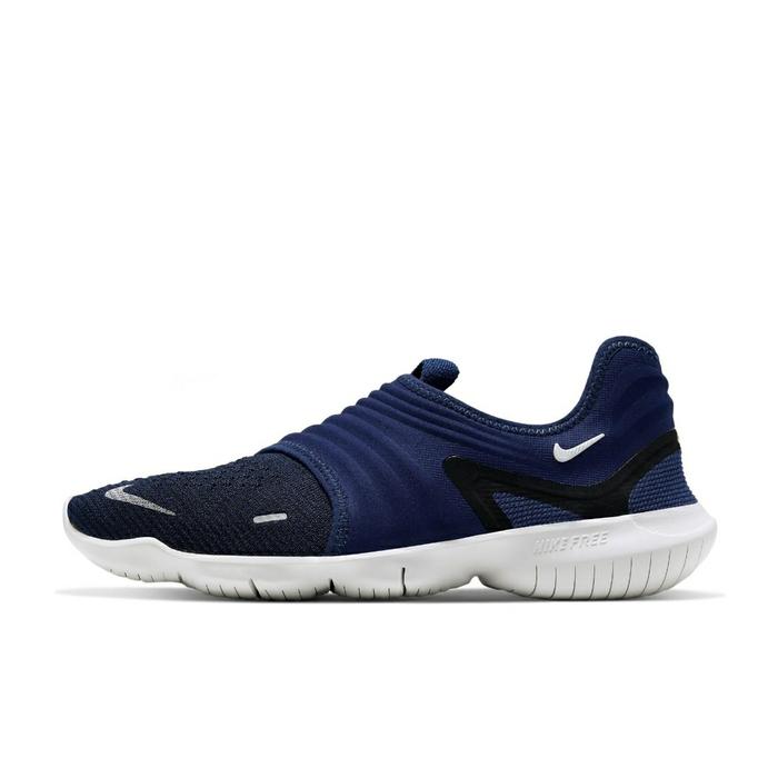 sepatu sneakers nike free RN flyknit navy AQ5707 403 original