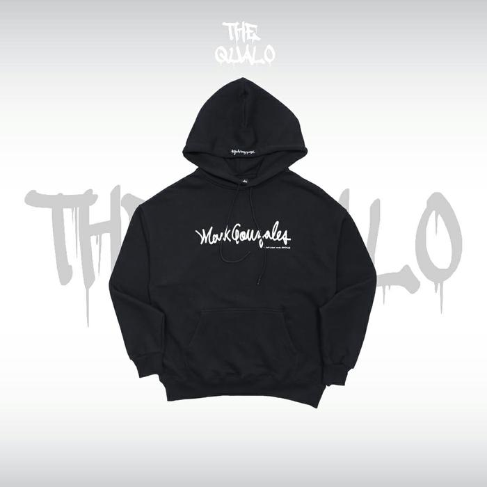 Hoodie Pria Mark Gonzales Unisex Street Style Hoodie Black ORIGINAL