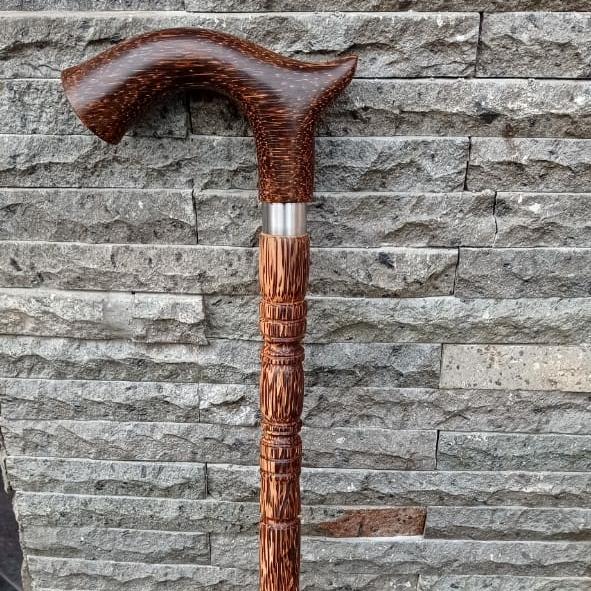 TONGKAT JALAN KAYU LIWUNG/TONGKAT KAYU LANGKA 100CM/KAYU LIWUNG ASLI