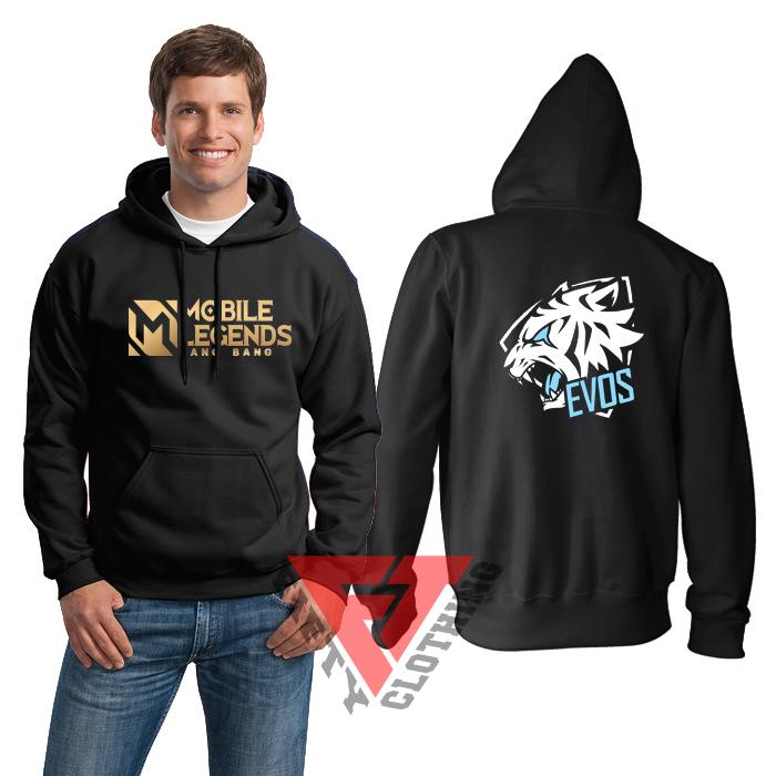 Jaket Sweater Hoodie Dewasa ML Mobile Legends Evos - FIFTY CLOTHING