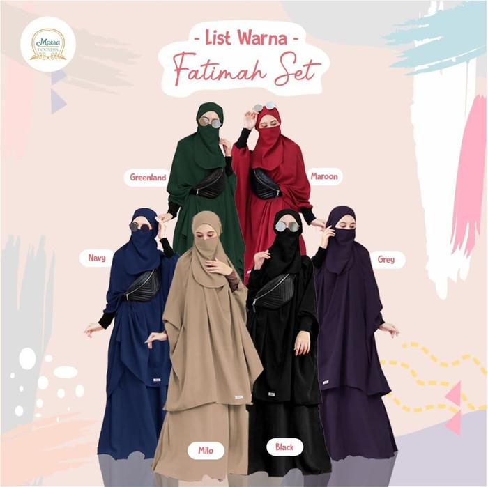 Gamis Set Fatimah Maera