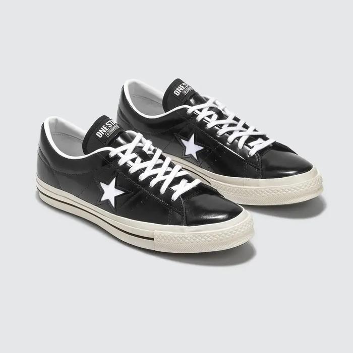 CONVERSE HANBYEOL ONE STAR OX HAN BYEOL LEATHER BLACK ORIGINAL