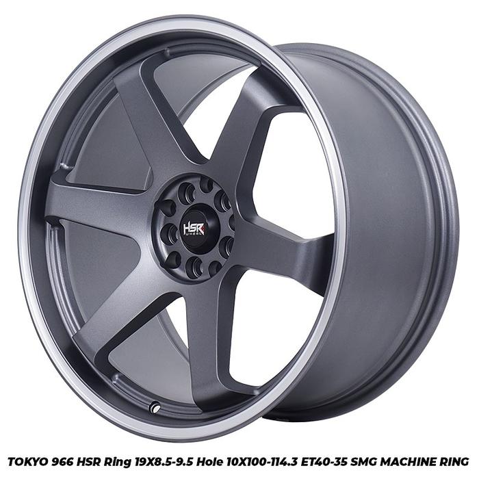 velg mobil Civic,Mazda,Alphard TOKYO 966 HSR R19X85/95 H10X100-114,3 E