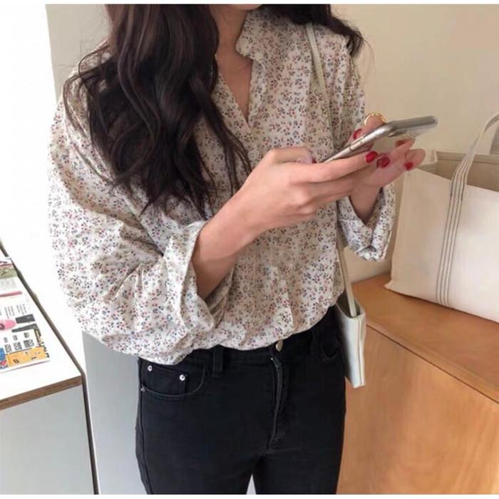 ONNIEFASHION Gevina Blouse Import PM Atasan Baju Wanita