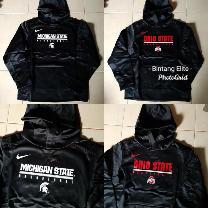 JAKET ANAK 9-15 TAHUN HITAM SWEATER NIKE BASKETBALL HOODIE BLACK ORIGINAL