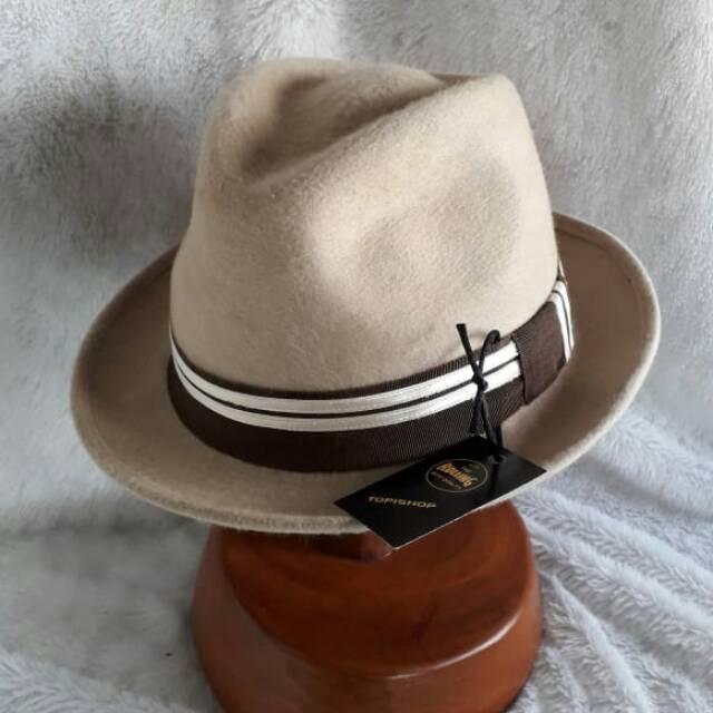 TOPI LAKEN FEDORA ORIGINAL OFF WHITE