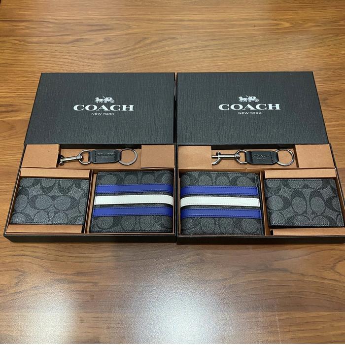 Coach Varsity Stripes Wallet