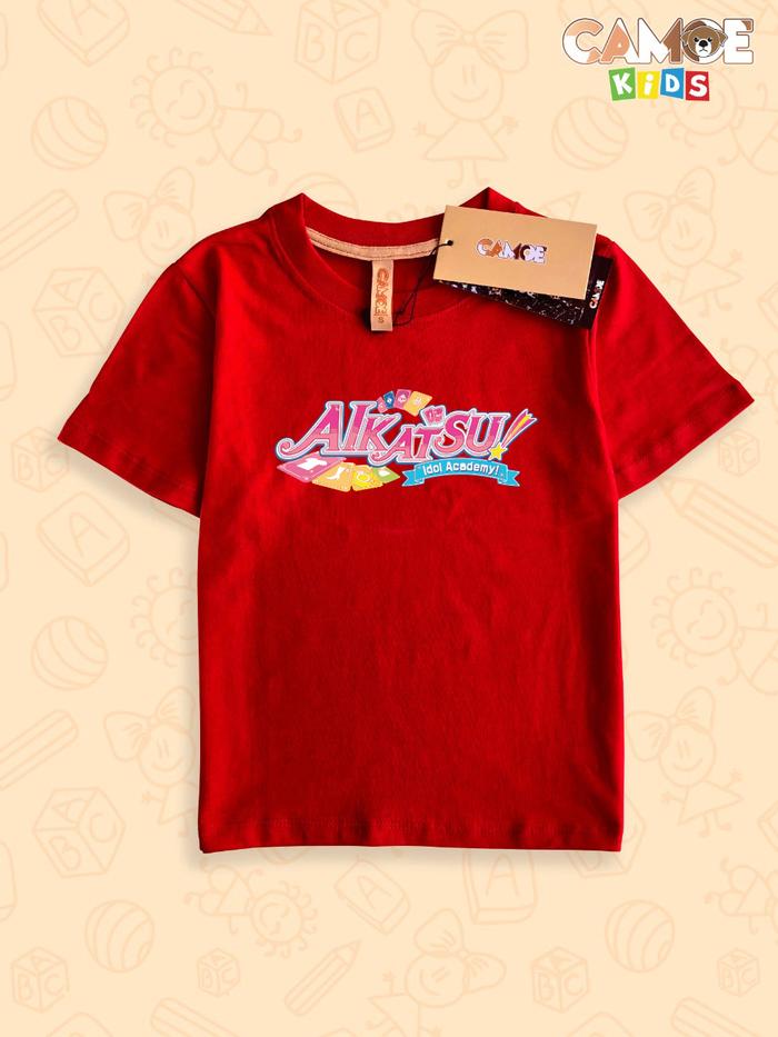 Kaos Baju anak Kids Premium Anime Aikatsu idol akademi jepang