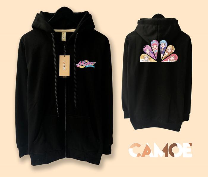 Jaket Hoodie Zipper Premium Anime Aikatsu idol akademi jepang