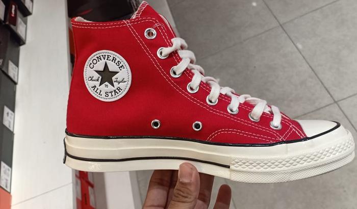 converse 70s enamel red high