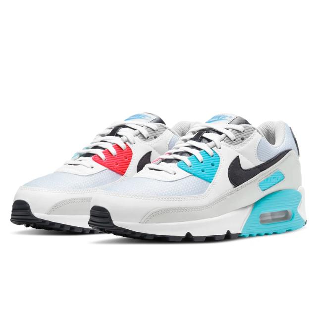 Nike Air Max 90 White Iron Grey / Chlorine Blue