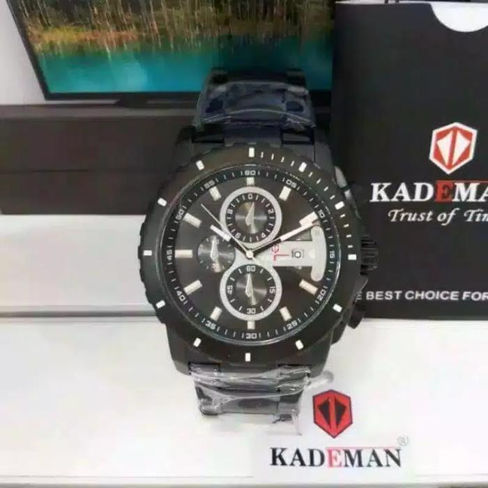 Jam Tangan Pria Kademan Stainles Sport Original