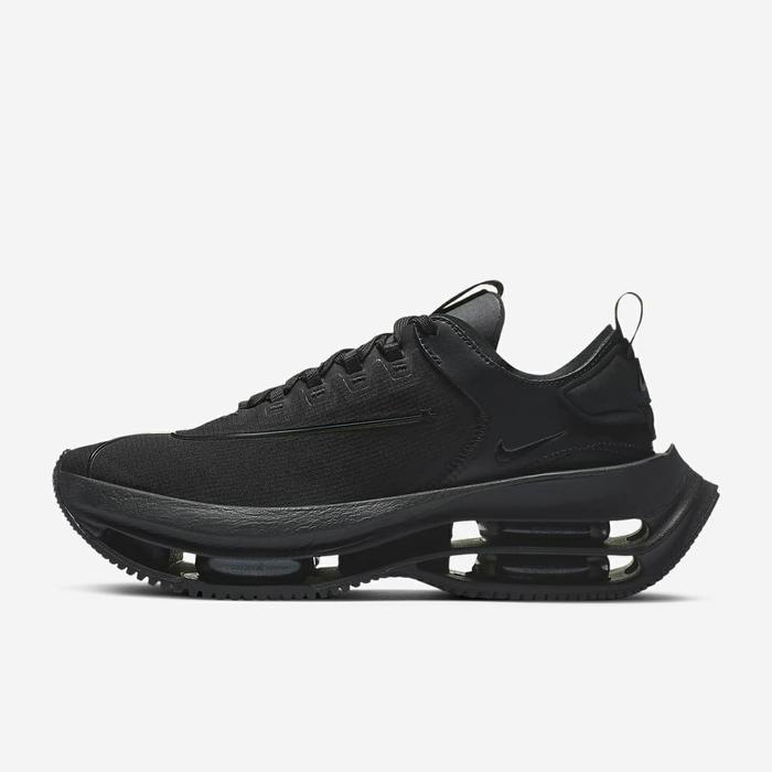 sepatu sneakers nike zoom double stacked all black CZ2909 001 original