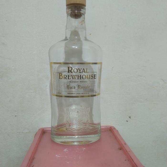botol bekas royal brew house gold ok