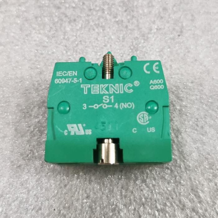 Teknic S1 Contact Block 1 NO 415V 4A AC or 110V 5A DC -60947-5-1