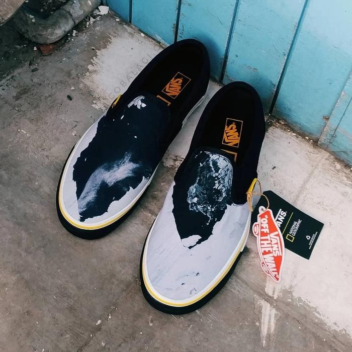 Vans Slip On x NatGeo National Geographic Then/Now Glacier