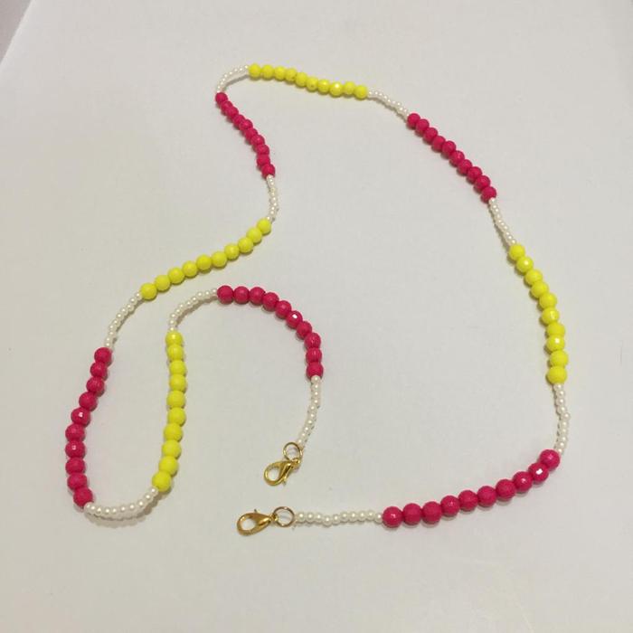 Kalung masker manik manik tali masker lucu strap masker murah