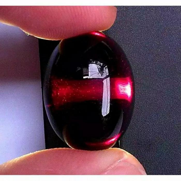 Batu Akik Kecubung Wulung Merah Kecubung Api