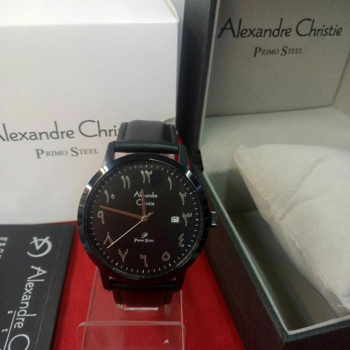 jam tangan analog pria alexandre christie ac 1024 MD all steel