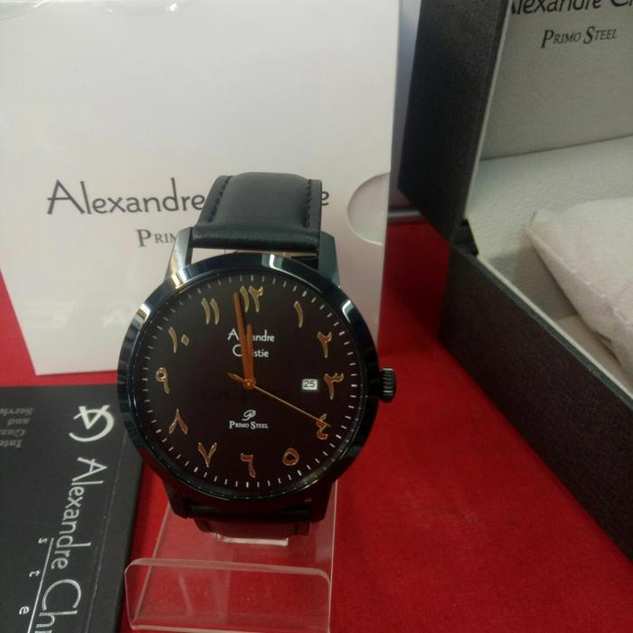 jam tangan analog pria alexandre christie ac 1024 MD all solid steel