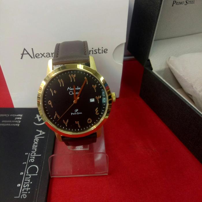 jam tangan analog pria alexandre christie ac 1024 MD stainless steel