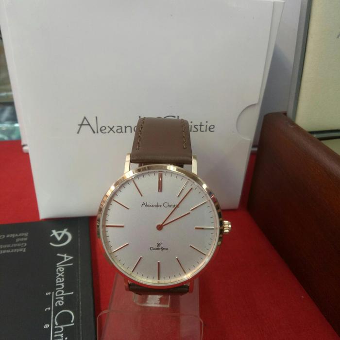 jam tangan analog pria alexandre christie ac 8490 MH all steel