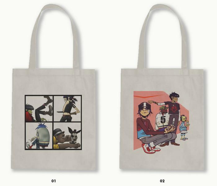 TOTE BAG BLACU - GORILLAZ