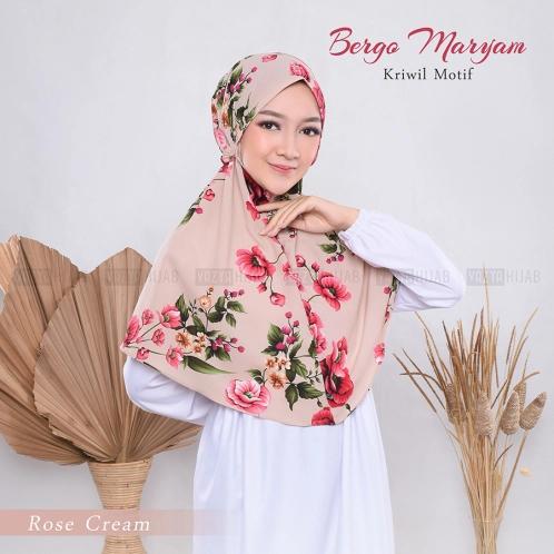 khimar tali motif maryam bergo hits instan fashion