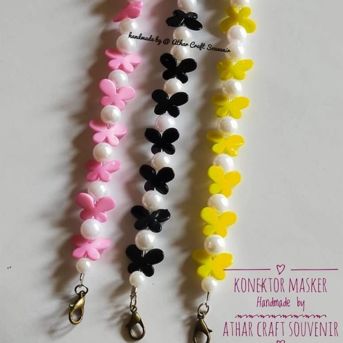 konektor masker mutiara hijab conector
