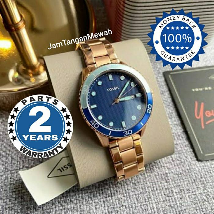 Jam Tangan Fossil Wanita Original Garansi Resmi BQ3599 Dayle