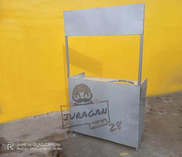 Gerobak Lipat / Booth Portable versi 3 untuk Sempol / Bakso Ojek