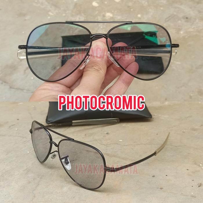 Kacamata pilot optical photocromic Lensa Eyewear Sunglasses