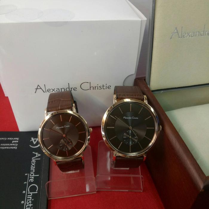 jam tangan analog couple alexandre christie ac 8575 MS/LS
