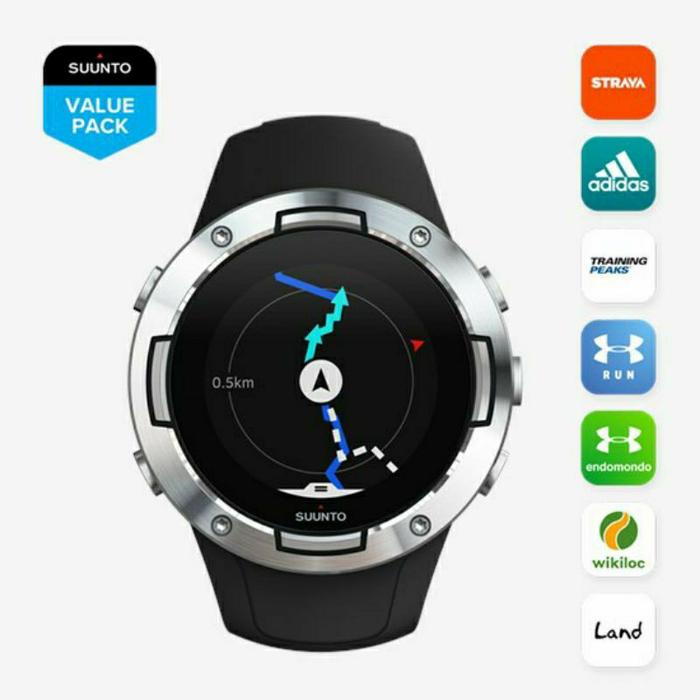 JAM TANGAN SUUNTO 5 BLACK STEEL ORIGINAL