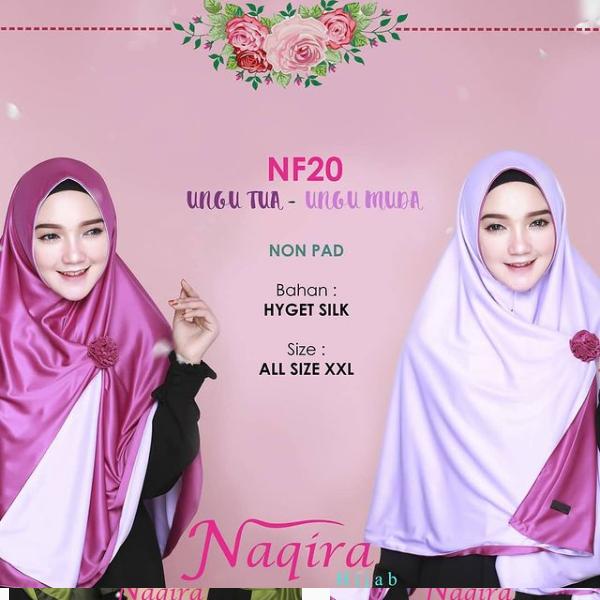 BELI 2 GRATIS 1 HIJAB SYARI Bolak Balik Naqira Hijab NF20
