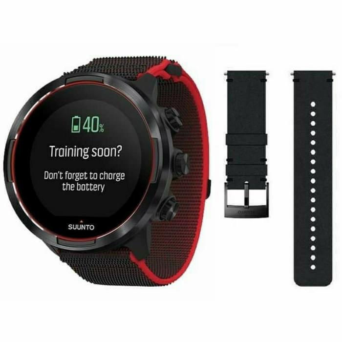 JAM TANGAN SUUNTO 9 BARO RED FREE STRAP ORIGINAL