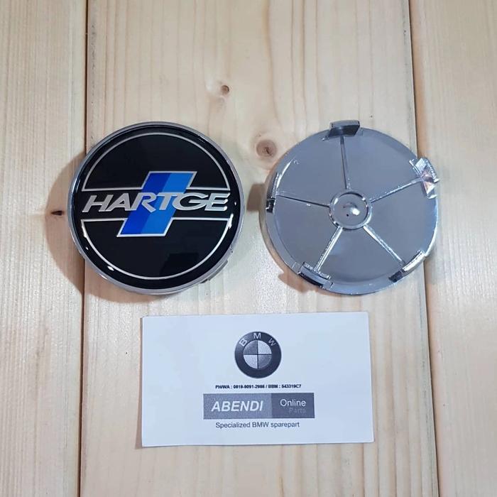 Dop Velg BMW 68mm HARTGE wheel dop emblem 5 pin PVC