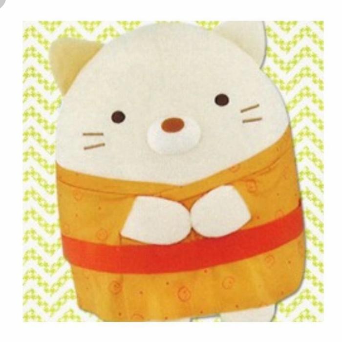 Boneka Sumikko Tapioca Pattern Yukata Plushy JUMBO ORI LICENSE